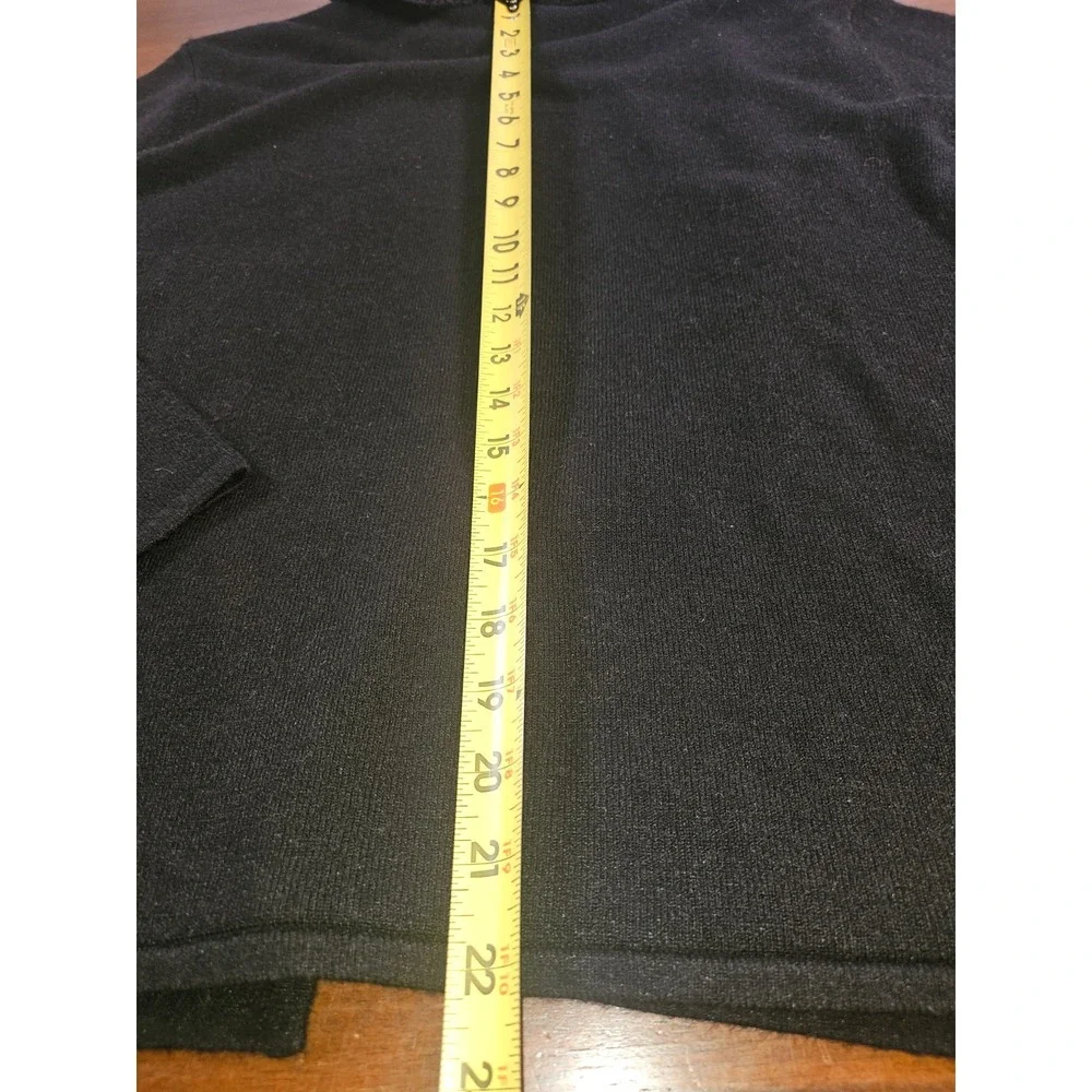 Norton Cardigan Built in Sweater Sequin Women Size XL Black‎ New With Tags - Picture 7 of 8